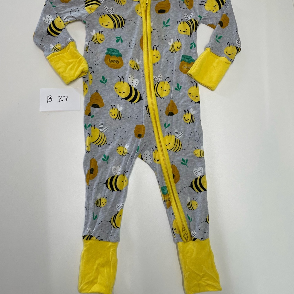Little Sleepies bee happy zippy